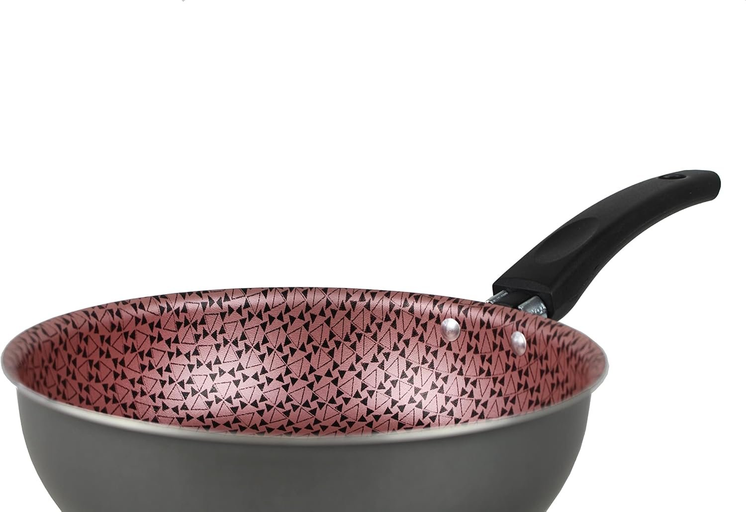 Conjunto Panelas Elegan Prime 8 Peças Grafite com Rosa - Imagem 2